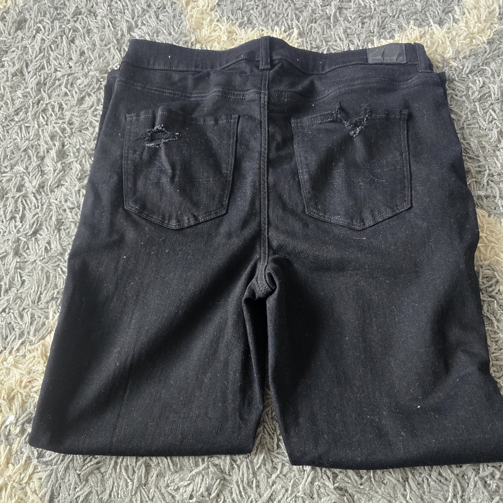 American Eagle Outfitters Black Skinny Jeans - Picture 3 of 8